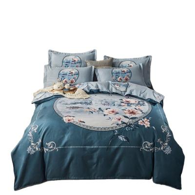 China Fashion Nondisposable Modern Simple Stylish Skin Friendly Bedding Cotton Breathable Bedding Four Piece Set for sale