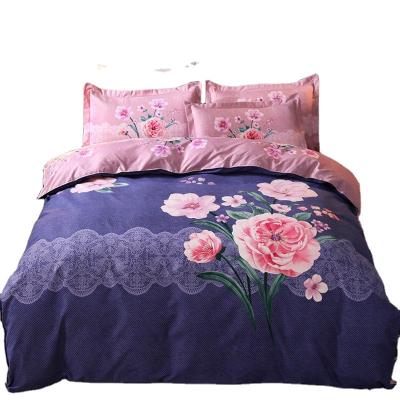 China Nondisposable cotton soft and comfortable bedding set of four pieces for sale