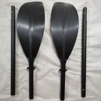 China Plastic+fiberglass touring new designed 4 section pocket kayak paddle for sale