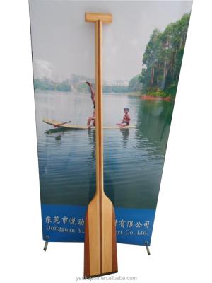 China Wooden factory directselling beautiful dragon appearance wooden boat paddle paddle WWW-022-1 for sale