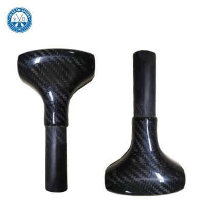 China Glossy Surface Stand Up Paddle Handle - 3 Section Carbon Fiber Paddle Handle - T Handle for sale