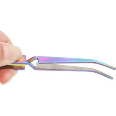 China Stainless Steel Nail Shaping Tweezers Cross Nail Art Clip Manicure Multifunctional Nail Art Tool 18cm*5.5cm*1.5cm for sale