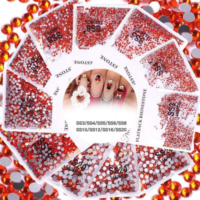 China Crystal Glass Nail Art Flat Back Rhinestones Hyacinth Mix Files Flat Back Rhinestone Crystal Stone Not Hot Fix Glass Rhinestone for sale