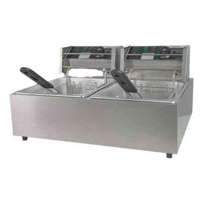 China Easy operate stainless steel commercial electric potato deep fryers machine for sale for sale