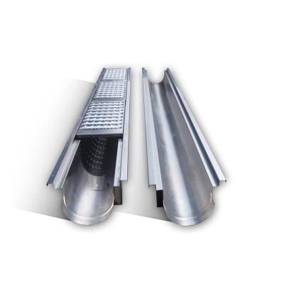 China Contemporary Direct Deal Stainless Steel 304 Ditch Drain Stainless Steel Circular Groove Suitable For Canteen Restaurant Plants for sale