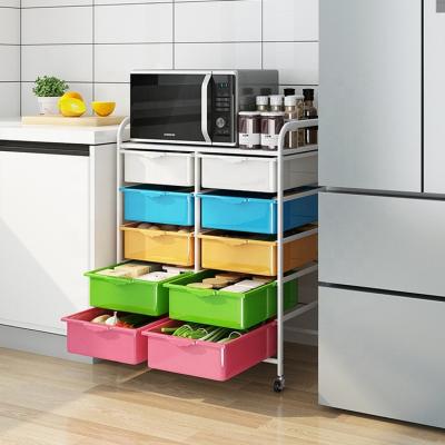 China Sustainable High End Multilayer Mobile Home Storage Kitchen Storage Containers for sale