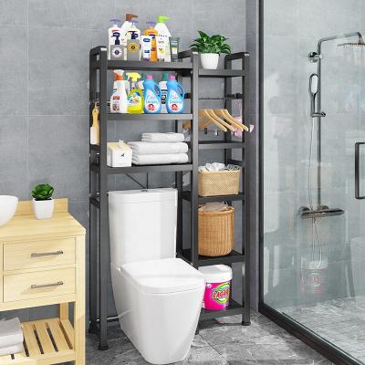 Chine Home Viable Width Shelf Rack Space Saver Adjustable Organizer Organization 2 Layers Above Washing Machine Storage Racks For Bathroom Room à vendre