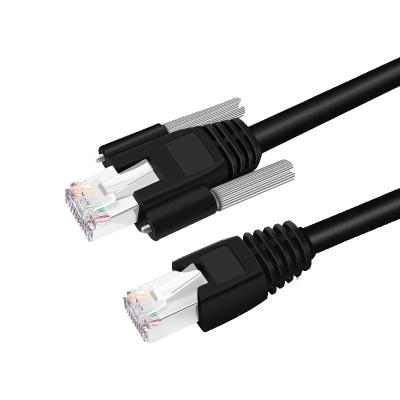 China For Basler Ethernet Drag industrial line double shielded high flexibility bend-resist communication engine cat5e gigabit network cable for sale