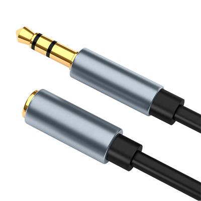 China Car earphone 3.5mm extended cable male to AUX audio audio cable. computer female audio speaker mobile phone extension cable for sale