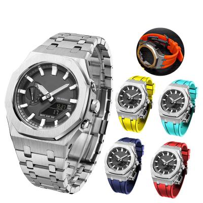 China New Arrivals 316L Stainless Steel Watch Case Casio Unique Design Customized Watch Band For Casio Gm2100 Gen5 for sale