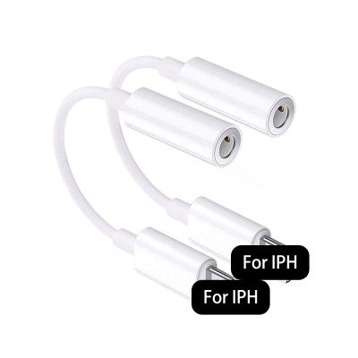 China For Iphone 3.5mm earphone jack adapter to AUX cable. of 3.5mm for the aux adapter. from iPhone for sale