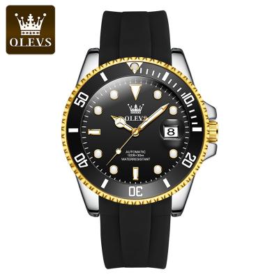 China Olevs day/date 6650 automatic mechanical mens watches movement mechanical mens wrist watches moissanite luxury cheap custom digital wholesale sports for sale