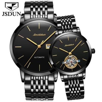 China OEM Automatic Supply Luxury Mechanical Automatic Date Watch for Women Men Waterproof 30M High Quality Japan Movement Watch Men Casual for sale