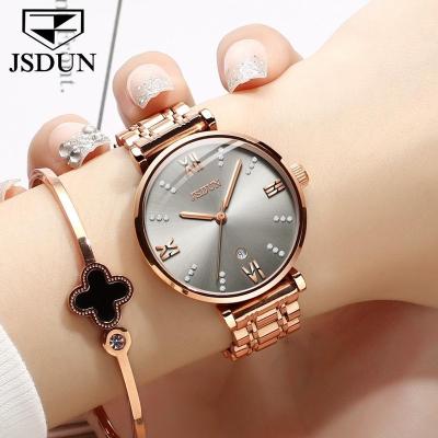 China Automatic Date Women Watch Fashion Automatic Mechanical Water Resistant Movement Wrist Watch Strap Steel Steel Watch for Women in Wholesale for sale