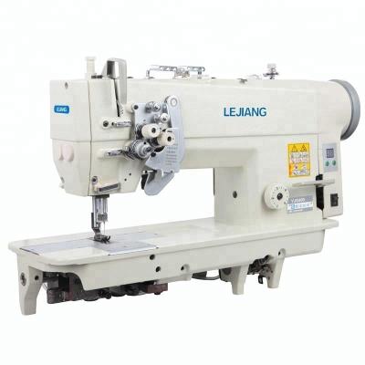 China YJ-8450D Direct Drive Double Needle Industrial Lockstitch Sewing Machine 70*28*51cm for sale