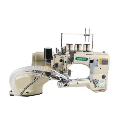 China NB62DX-460K-02-AX-AT-SC4 ULTRA-FAST Direct Drive 4 Needle 6 Thread Feed Off Arm Coupler Sewing Machine Flat Seamer Machine for sale