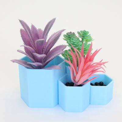 China modern 3d printed OEM dropshipping premium creative plastic flower pots flowers pots and planters for sale