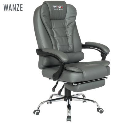 China Comfortable Office Chair Slipcovered Swivel Slipcovered Recliner PU Office Chair Synthetic Leather Ergonomic Office Chair for sale