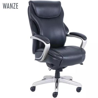 China Office Executive PU Leather Chair High Back Ergonomic Computer Chair Rotation Home Office Swivel Computer Desk Chair for sale