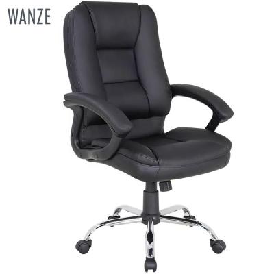 China Executive Chair (Height) PU Leather Adjustable Office Computer Chair Ergonomic Chair Swivel With Tilt Function And Thick Seat for sale