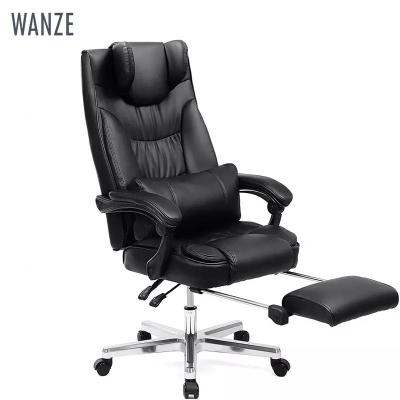 China Ergonomic Office Chair Reclinable Office Chair Office Swivel Executive Computer Swivel Chair With Foldable Headrest for sale