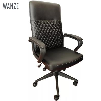 China Simple Classic Leather Ergonomic Office Chair High Swivel Design Computer PU Design Computer Back Executive Office Chair for sale