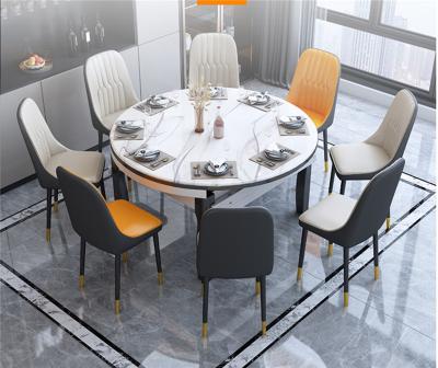 China Hot Selling Modern Convertible Dining Furniture Tables And Chairs With Extendable Height for sale