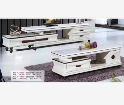 China Best Selling Long Life Marble Top Extendable High Quality TV Stand For Living Room for sale