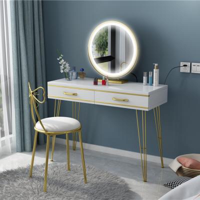 China Wholesale Table Light Storage Makeup Luxury Marble Dresser With Drawers Nordic Simple Modern Bedroom Furniture Dark Green Dressing Table for sale