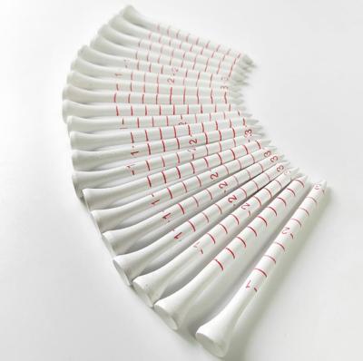 China 10000 eco-friendly white golf tees with wholesale cheaper price for sale