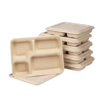 China Sugar Cane Pulp Restaurant Bagasse Biodegradable Disposable Paper Plates for sale