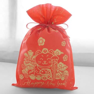 China Non Woven Chinese Fortune Duck Bag For Wedding And Aniniversaries Gift Candy Pouch New Year Gift for sale