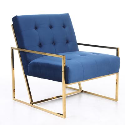 China Modern Design Nordic Luxury Velvet Armchair (Other) Living Room Adjustable Home Furniture for sale