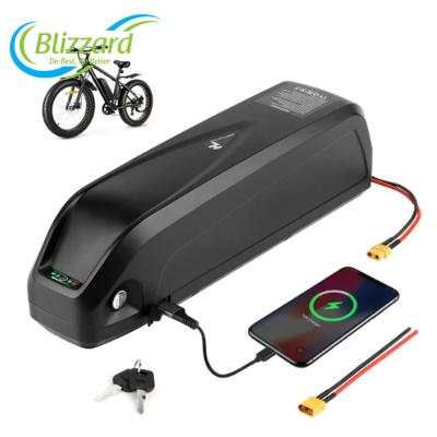 China Bike/Mountain New Hailong electric ebike battery pack 14S5P 52V 13Ah down tube battery for 52V 750W 1000W electric bicycle battery for sale