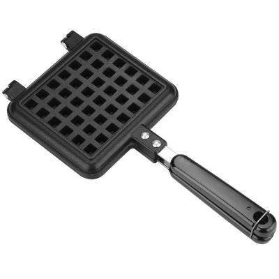 China Viable Non-Stick Aluminum Alloy Waffle Pan Baking Mold Maker for sale