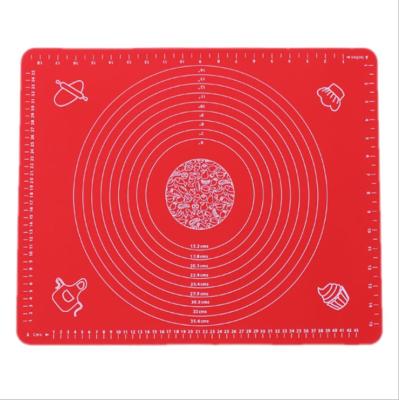 China Viable Kneading Mat Silicone Baking Mat 29*26cm With Measurements Silicone Pastry Mat For Kitchen Pastry Pad Tools for sale