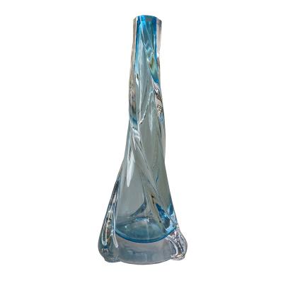 China Family Decorate Vases 2021 Factory Sale Vase Large Floor Glass Home Accessories Decor Vase For Wedding Centerpiece for sale