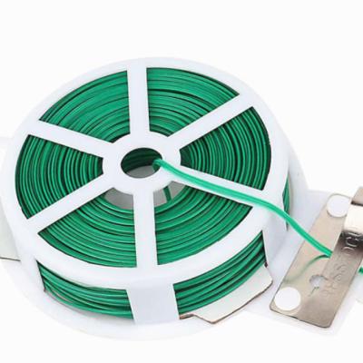 China Fruitting Plant 50M PVC PLASTIC TWIST TIE WITH CUTTER GARDEN TOOLS TWIST TIE for sale