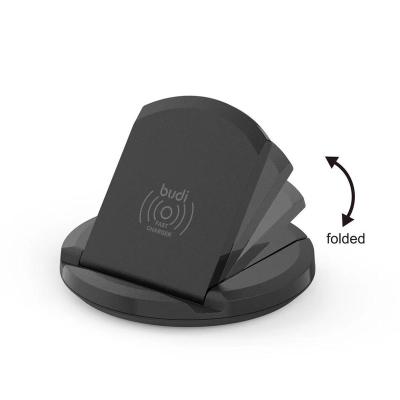 China Qi Wireless Charger Stand Mobile Phone Tablet MP3 GPS Budi Fast Charger 10W With Stand For Watch Movie Offer OEM Order for sale