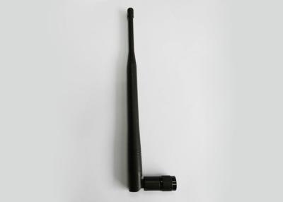 China Customized External WIFI Omni Antenna Black SMA Connector For Wireless Router for sale