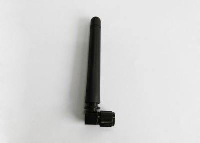 China Conector macho del negro SMA del OHMIO 2dB de la antena 50 de WIFI Omni de la rotación en venta