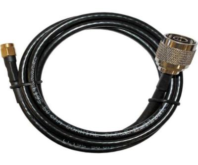 China Varón de la estación base SMA al cable coaxial flexible masculino de N con el cable LMR195 en venta