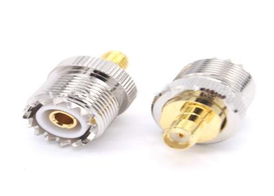 China Straight Wheel BNC Male to UHF Female Adapter SO239 PL259 Radio Frequency Connectors for sale