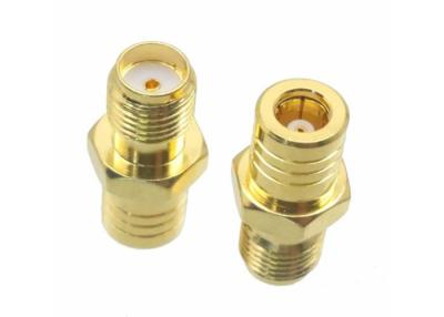 China Coax SMB RF Connector SMA Female to SMB Female Adapter 0.49N for sale