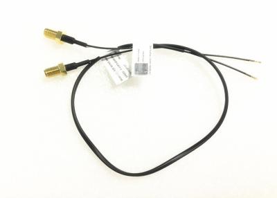 Chine Câbles équipés noirs de rf 2 dans 1 connecteur de SMA avec la prise de NGFF 1,13 millimètres de câble coaxial de liaison à vendre