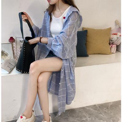 China 2022 spring summer new anti-pilling long sleeved women's t-shirts coat cardigan women's blouses for sale