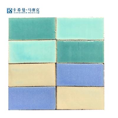 China Modern China Factory Custom Subway Tile Mosaic Ice Cracked Ceramic Mosaics Tiles for sale