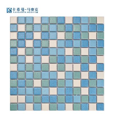 China Modern Custom Swimming Pool Mosaic Tile Hotel Used Swimming Pool Tile With Very Good Quality Mosaic Tile for sale