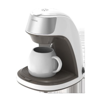 China 300ML Mini Drip Coffee Machine Home Office Portable Espresso Coffee Machine Semi-automatic Easy Multifunctional White Coffee Machine for sale