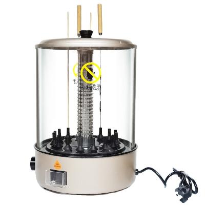 China 16 Skewers Dismountable Commercial Rotary Electric Timing Grill Smokeless Automatic BBQ Chicken Household Collector Oil BBQ Machine for sale